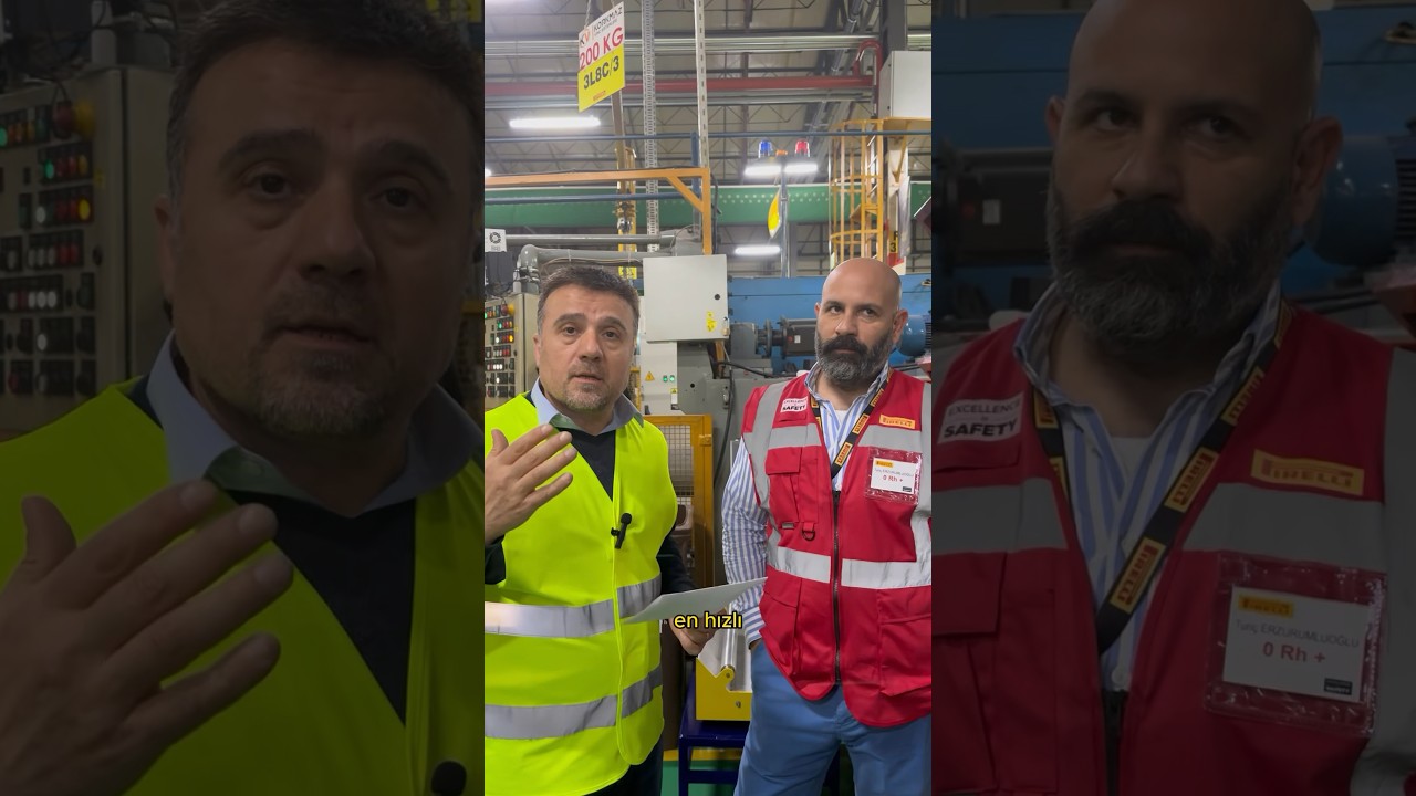 ÜLKEMİZDEKİ, DÜNYANIN EN HIZLI ARAÇLARINA LASTİK ÜRETEN FABRİKA. 