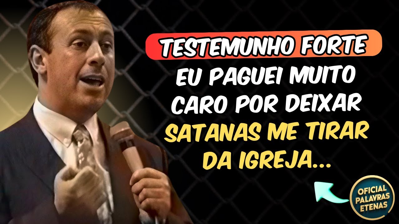 Top1️⃣ Testemunho Forte do 👉Ev. Ezequiel👈Eu Paguei muito Caro Por...🔥