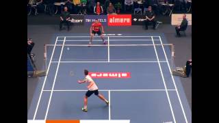 Erik Meijs vs Mark Caljouw (ME, FINALE, matchpoint) - NK Badminton 2016 #shorts