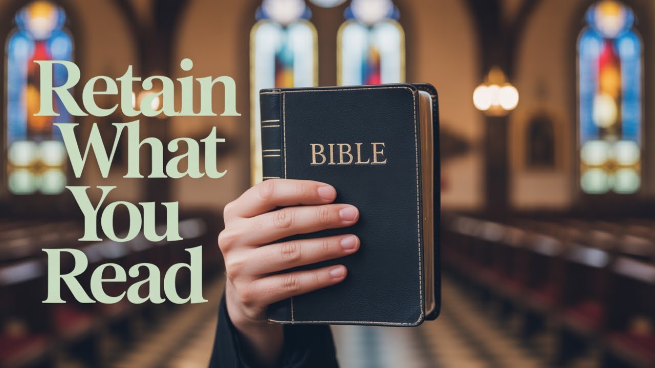 If You Struggle to Remember Scripture, Do This