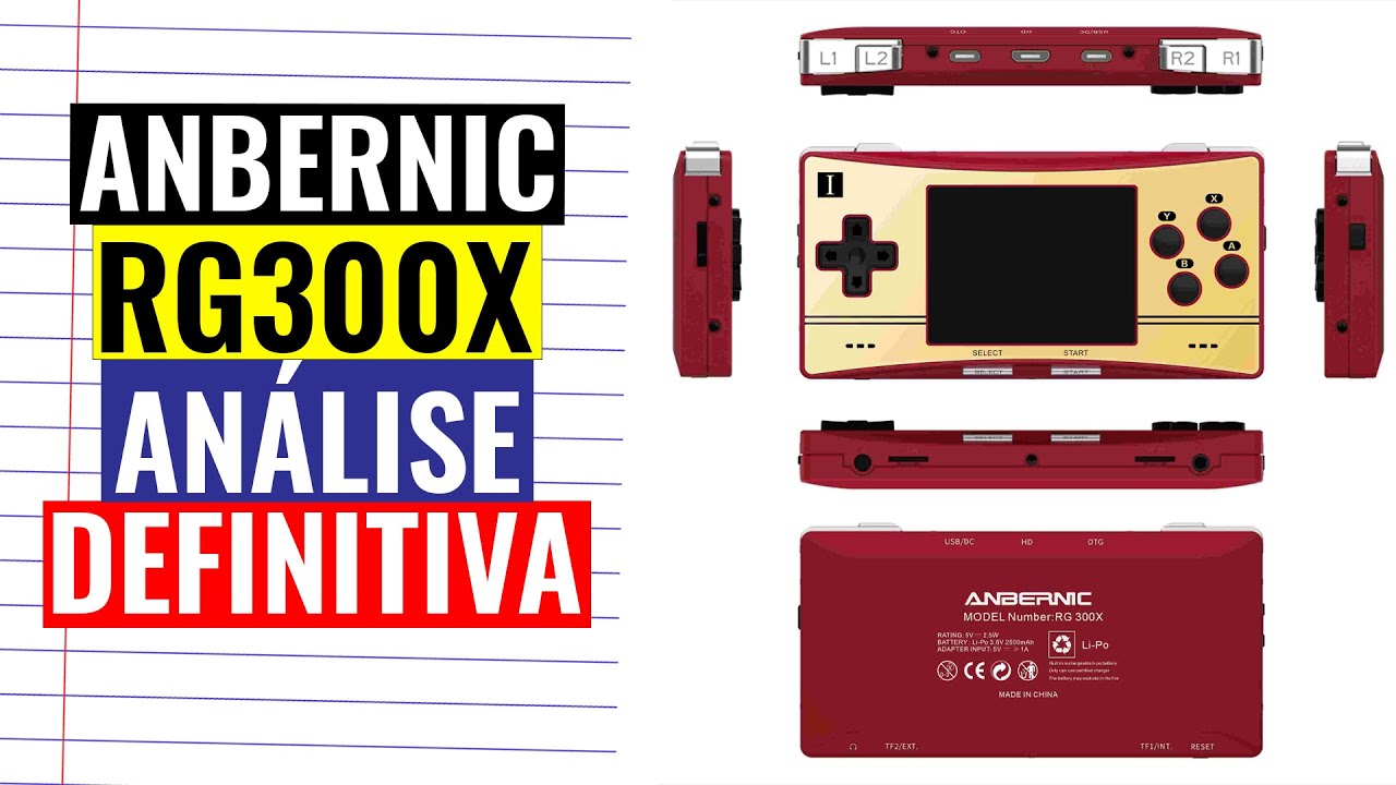 Anbernic RG300X: Análise Definitiva e Detalhada do Console