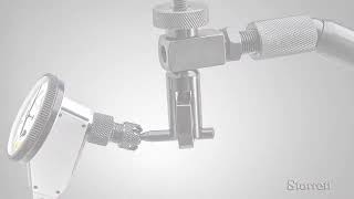 Starrett 657AA Base Magnétique Complète - Support Indicateur Avec Base, Poste Vertical, Barre Et Snugs - Précision Pro