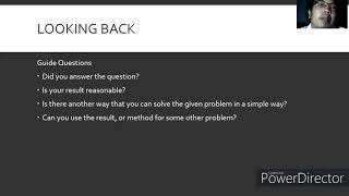 Problem Solving Model - Polya's 4 Step - Process