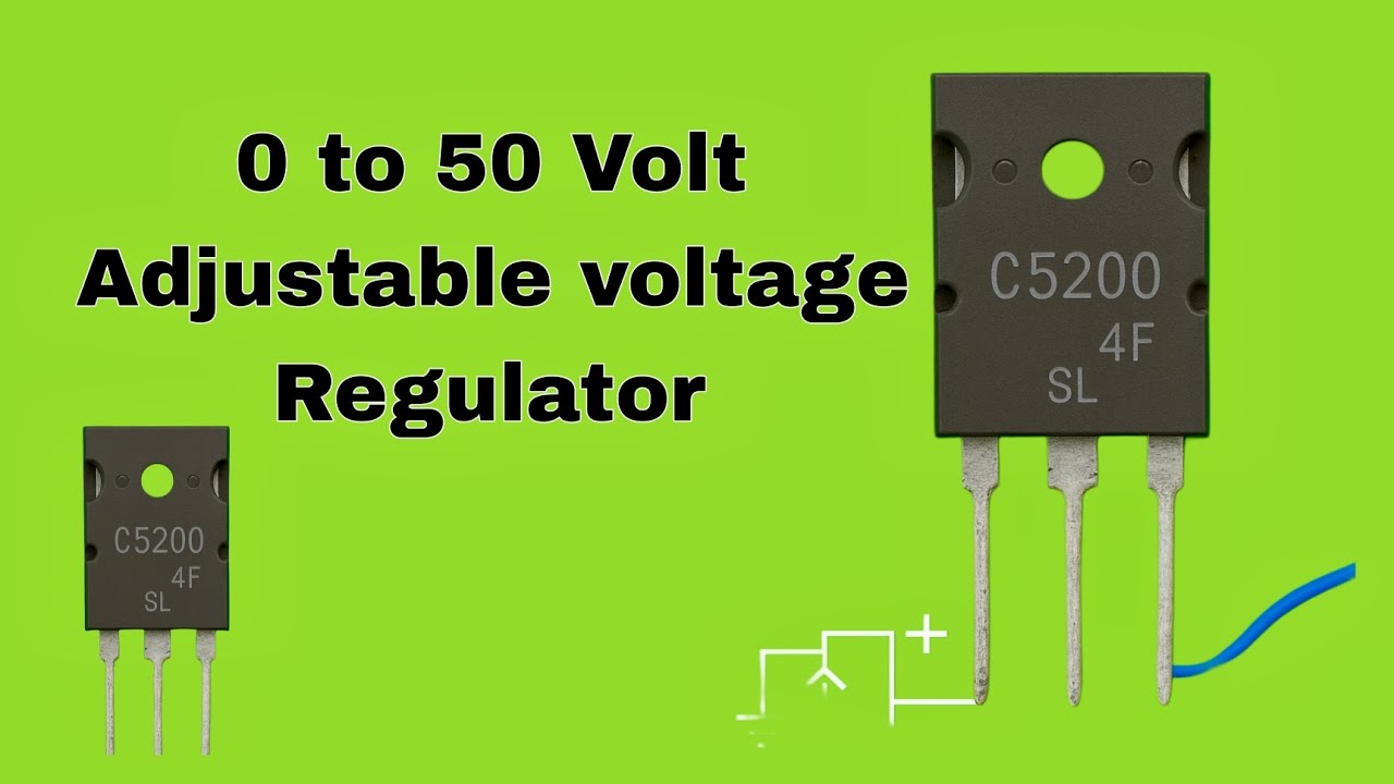 DIY Adjustable Power Supply | C5200 Voltage Regulator Circuit.