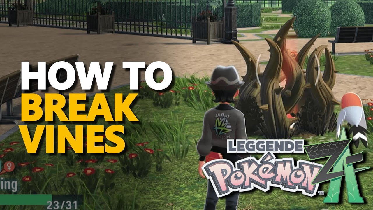 How to break vines Pokemon Legends Z-A