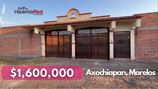 Se Vende Bonita Casa Nueva En Axochiapan Morelos Increible Precio 1600000