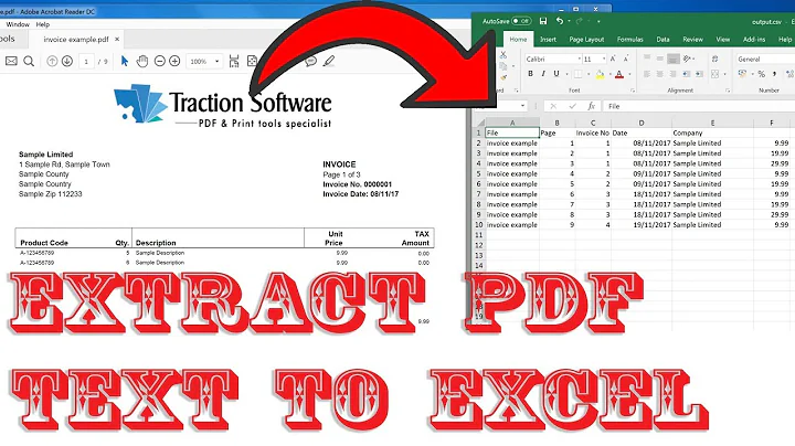 How to Extract Specific Text from a PDF to Excel