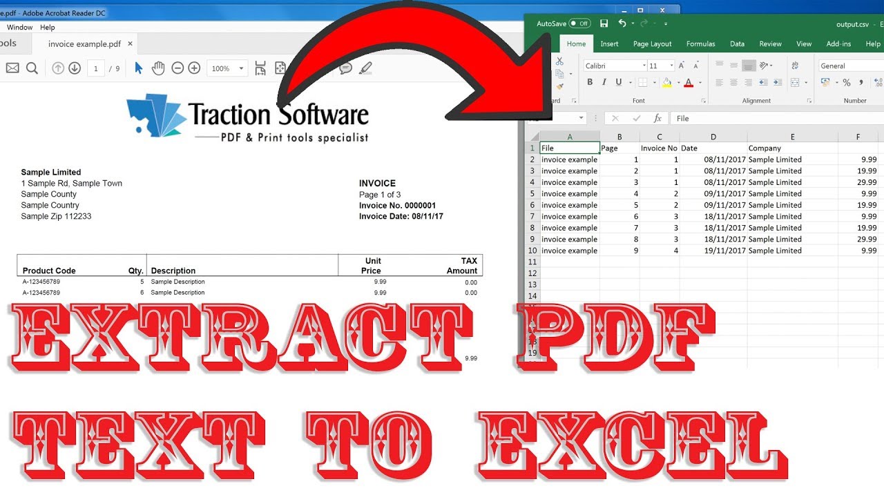 How To Extract Specific Text From A PDF To Excel YouTube