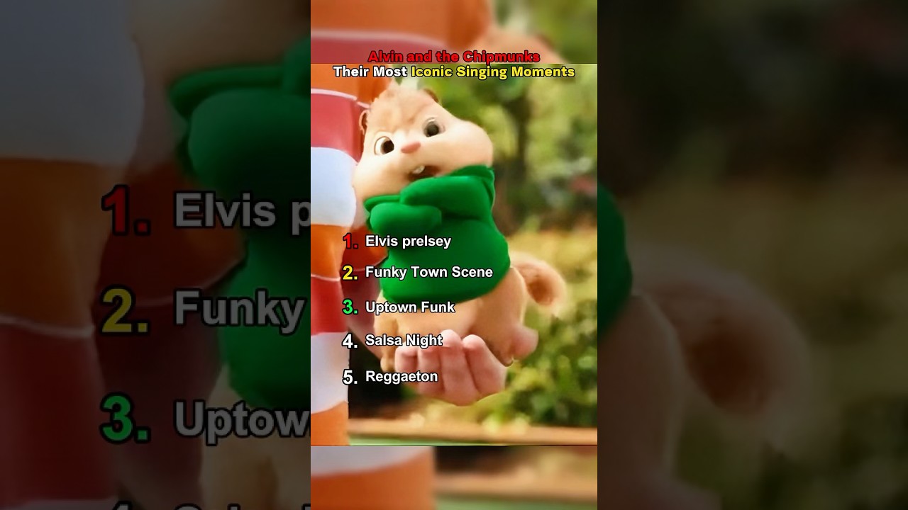 The most iconic chipmunk singing moments 