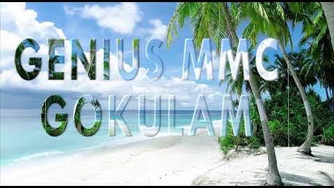 GENIUS MMC Gokulam Diagrams