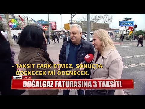 Doğalgaz Faturasına 3 Taksit!