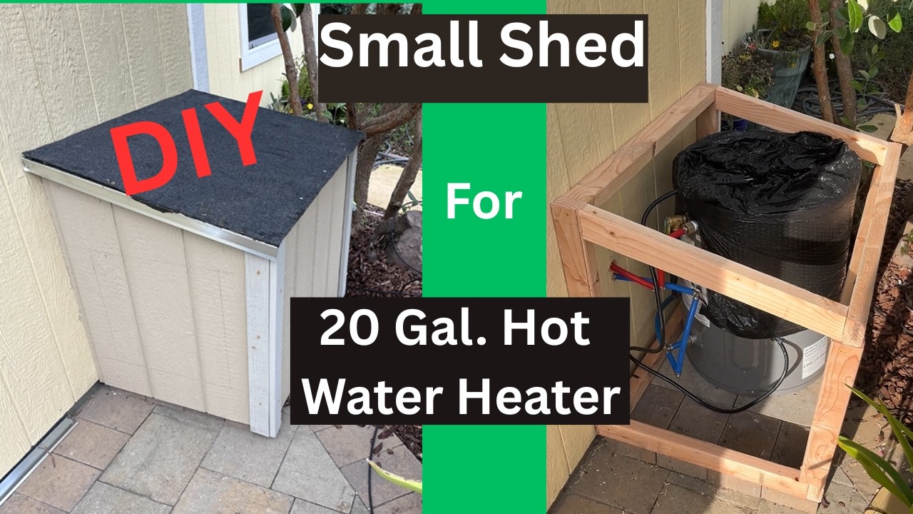 Build Water Radiator How to build a small water heater shed - YouTube