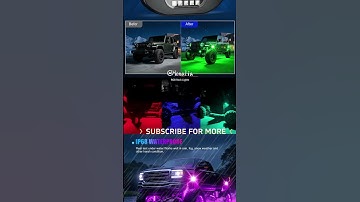 Light Pulse！ Honalia RGB Underglow Lights.💥