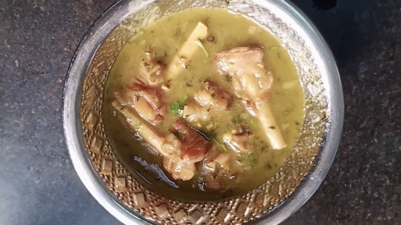 Paya soup/Mutton పాయా సూప్/Winter Special Soup YouTube