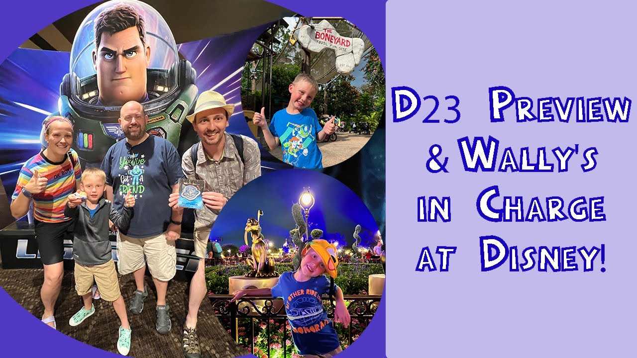 Wally Day at Disney World! D23 Lightyear Movie Preview, and 5 year