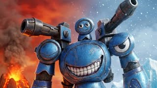 Jevin Sprunk: The Machine of Destruction, a Great Battle of Fire and Ice! 🌋❄️