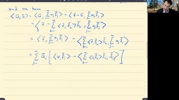 Linear Algebra Lecture 26: Orthonormal Projections