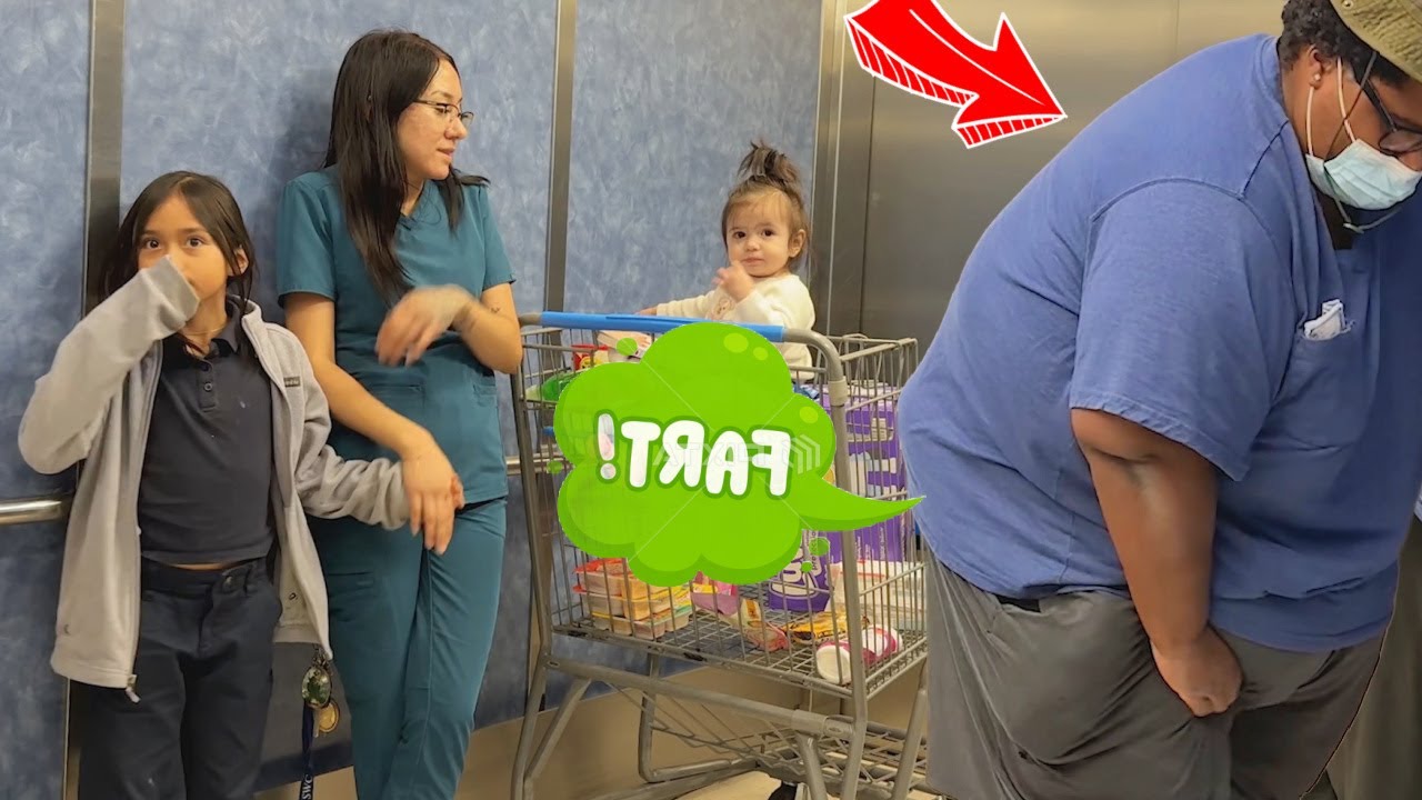 900lbs Man Farts On People In Elevator At Walmart!!!
