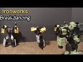 Ironworks Breakdancing - A Transformers stop motion