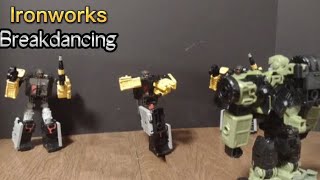 Ironworks Breakdancing - A Transformers stop motion