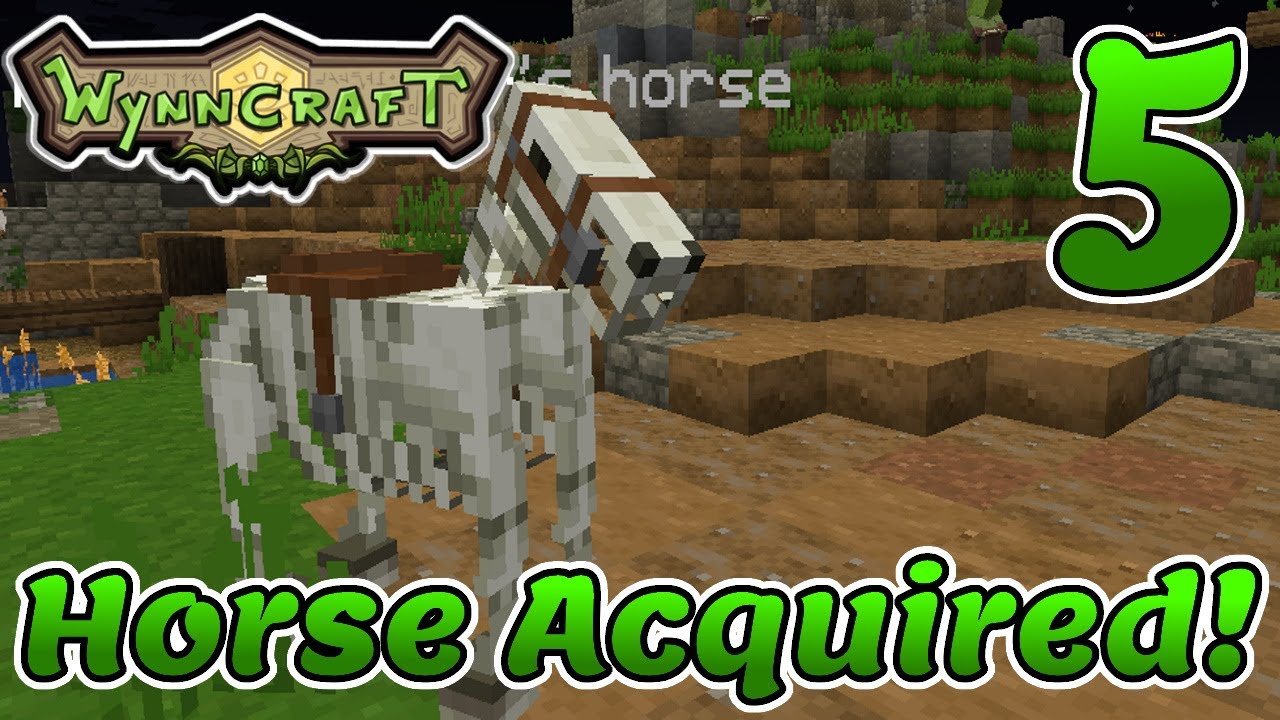 Wynncraft Part 5 We Got A Horse! Minecraft MMORPG YouTube