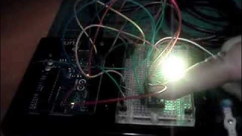 Arduino - Turn on Servo Motor and Fade RGB LED with Switch