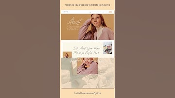 Radiance - I love this Squarespace 7.1 template from GoLive 😍 #shorts