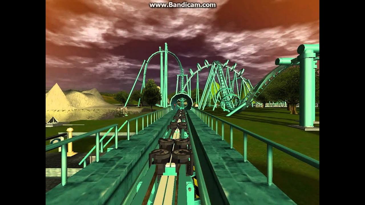 Roller Coaster Tycoon 3 Blue Steel Coaster YouTube