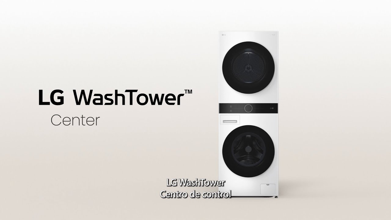 LG WashTower™: Panel central para un lavado eficiente | LG