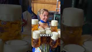 Why Oktoberfest Servers Carry So Much Beer 🍻