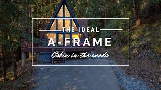 Ideal A-frame cabin // HOME TOUR