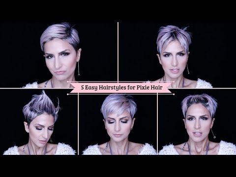Acconciature veloci e facili per capelli corti: Pixie senza calore | Tutorial per capelli corti