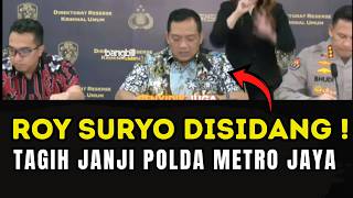 ROY SURYO AND CO. WILL BE ON TRIAL! THE METRO JAYA REGIONAL POLICE ANNOUNCES THE CONTINUATION OF ...
