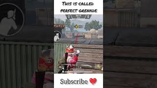 Perfect grenade 🎯 #bgmi #short #gaming #pubgmobile #scarfall