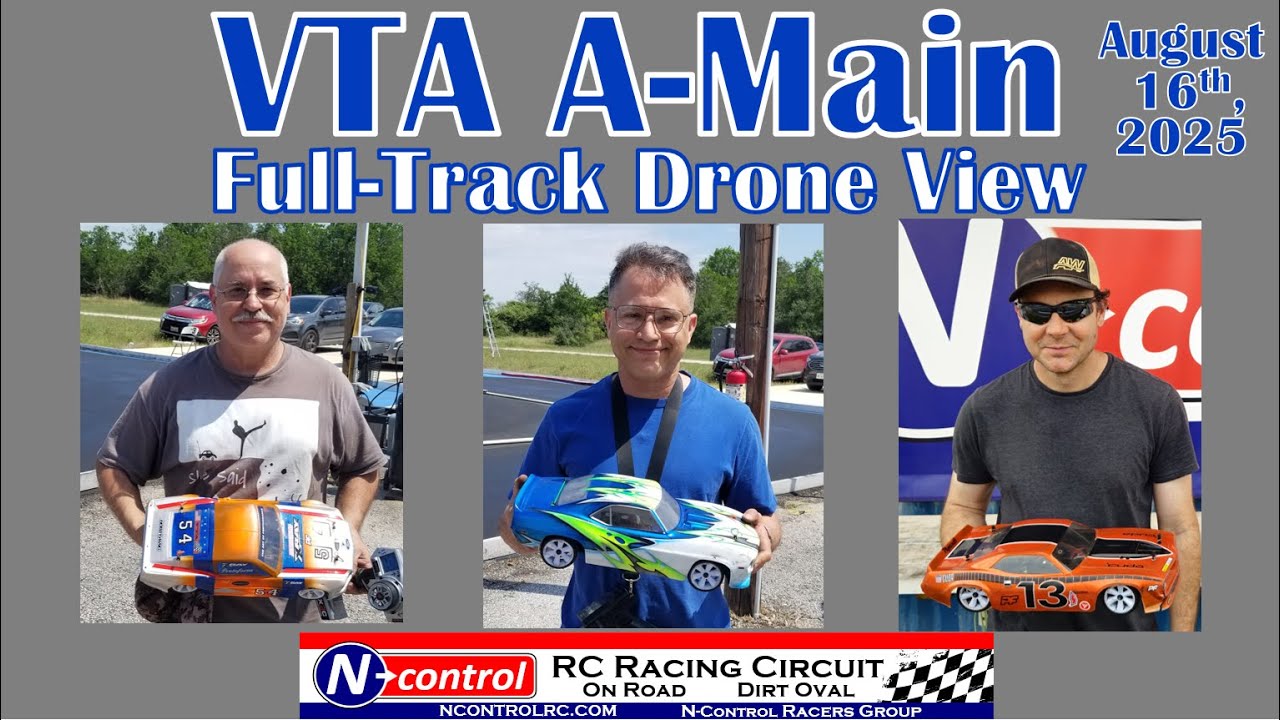 VTA A-Main Drone View: August 16, 2025