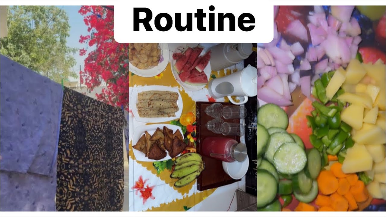 Routine keen iyo  Ramadan ka  wax qabno hosha guuriga 🌙🤲🏻🪣