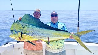 GIANT Mahi On A Spinning Rod (Oregon Inlet Offshore)