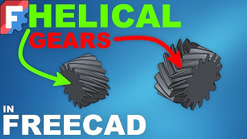 How To Make Helical Gears In FreeCad