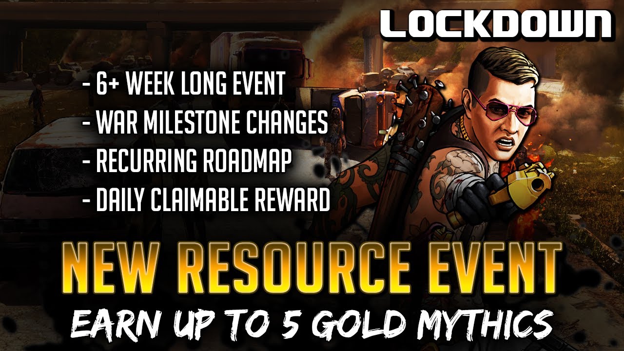 TWD RTS: Earn Up To 5 Gold Mythics, New Resource Event! The Walking Dead: Road to Survival