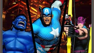 Ultimate Marvel vs Capcom 3: Captain America, Hulk, and Hawkeye arcade playthrough