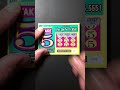 1 Take 5 Scratchcards Lottery Lotteryscratchcards Scratchofftickets Nylottery Take5 Shorts