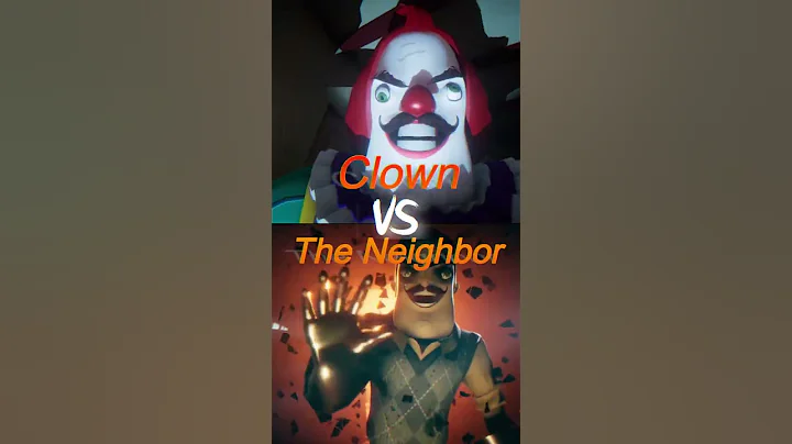 The Clown vs The Neighbor #vs #secretneighbor
