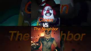The Clown vs The Neighbor #vs #secretneighbor