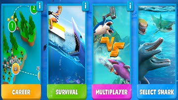 Double Head Shark Attack - Multiplayer - All Sharks Unlocked - Android Gameplay 2021