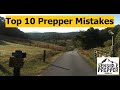 Top 10 Prepper Mistakes