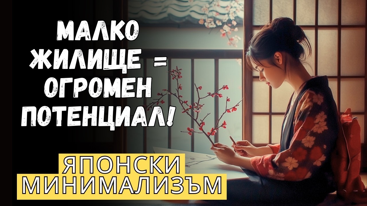 ЯПОНСКИ МИНИМАЛИЗЪМ: ПРЕВЪРНЕТЕ МАЛКИТЕ ПРОСТРАНСТВА В СВЕТИЛИЩА