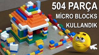Micro Blocks ile Bahçeli EV Yapımı/Lego bloklar ile ev nasıl yapılır? Micro Lego blocks fun. Bricks