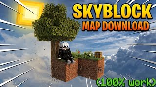 How to Download Sky block Map for Minecraft PE || Sky block map for MCPE v26 ( 100% working) 🤯 screenshot 4