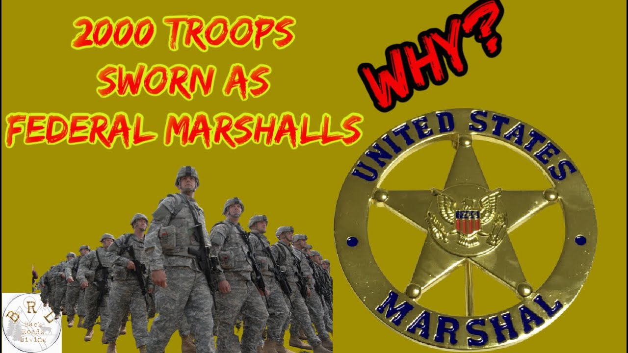 2,000 National Guards Sworn In as Special Deputy US Marshals - YouTube