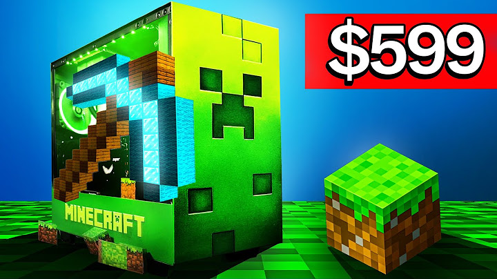 I Bought The OFFICIAL Minecraft Gaming PC!